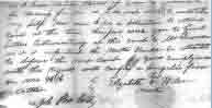 Elizabeth Wilson appoints John D. Shannon to settle her husband's estate, 1834, James Wilson Probate file, Greene County Archives.