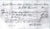 Bill from Dr. C. D. Terrell for care of negro child. Document from William Marshall probate file, Greene County Archives, dated 1835.
